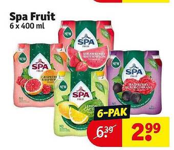 Kruidvat Spa fruit aanbieding