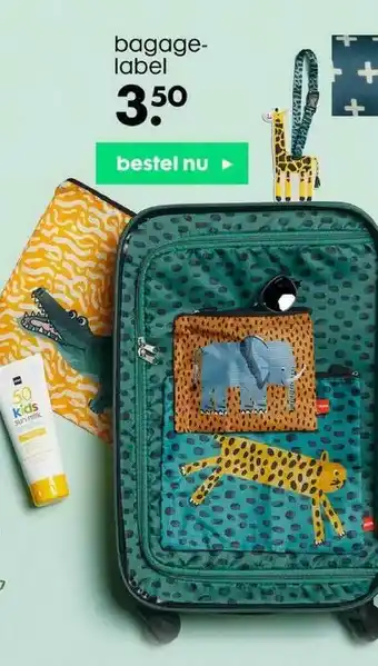 HEMA Bagagelabel aanbieding