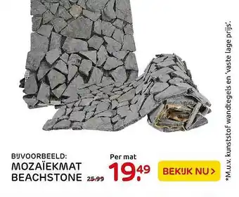 Praxis Mozaïekmat Beachstone aanbieding