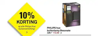 Karwei Philips Hue Buitenlamp Resonate 10% Korting aanbieding