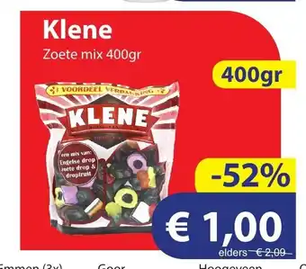 Die Grenze Klene Zoete mix 400g aanbieding