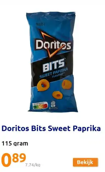 Action Doritos bits sweet paprika aanbieding