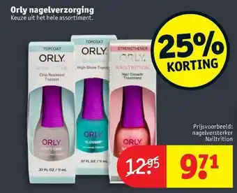 Kruidvat Orly Nagelverzorging 25% Korting aanbieding