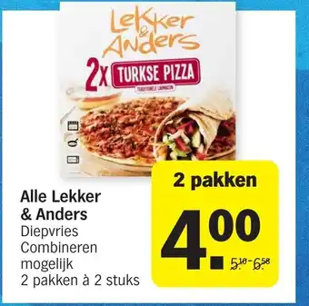 Albert Heijn Lekker & Anders 2*2st aanbieding