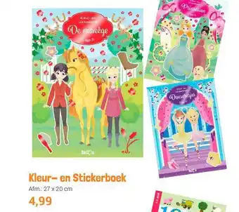 Lobbes Kleur- En Stickerboek 27x20 cm aanbieding