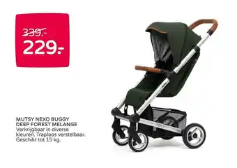 Prenatal Mutsy nexo buggy deep forest melange aanbieding