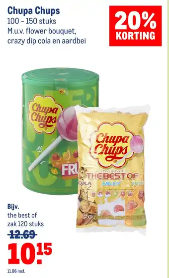 Makro Chupa chups aanbieding