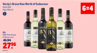 Makro Hardy's brave new world of endeavour australië fles 750 ml aanbieding