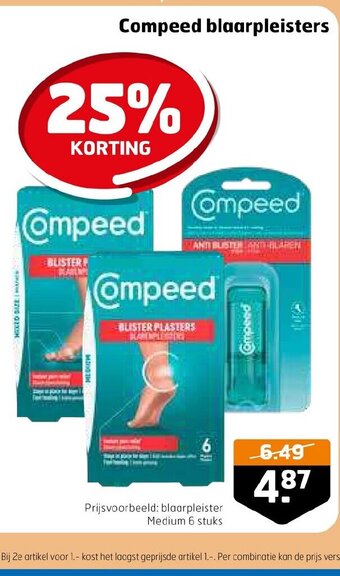 Trekpleister Compeed blaarpleisters aanbieding