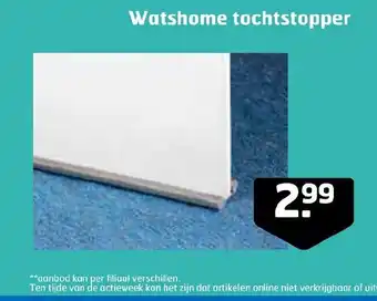 Trekpleister Watshome tochtstopper aanbieding