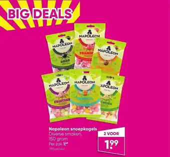 Big Bazar Napoleon snoepkogels aanbieding