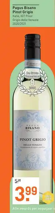 Gall & Gall Pagus bisano pinot grigio aanbieding