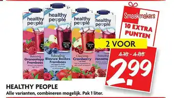 Dekamarkt Healthy people 1 liter aanbieding