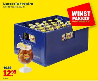 Makro Lipton ice tea horecakrat aanbieding