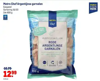 Makro Metro chef argentijnse garnalen aanbieding