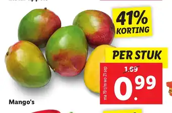 Lidl Mango's aanbieding