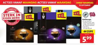 Lidl Koffiecups 220/255 g 44 cups aanbieding