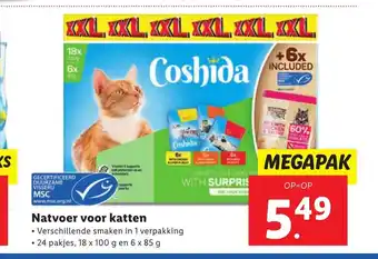 Lidl Natvoer voor katten aanbieding