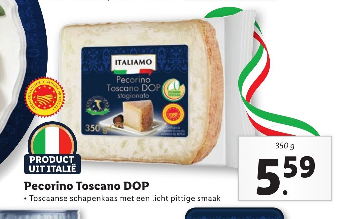 Pecorino Toscano DOP 350 g aanbieding bij Lidl