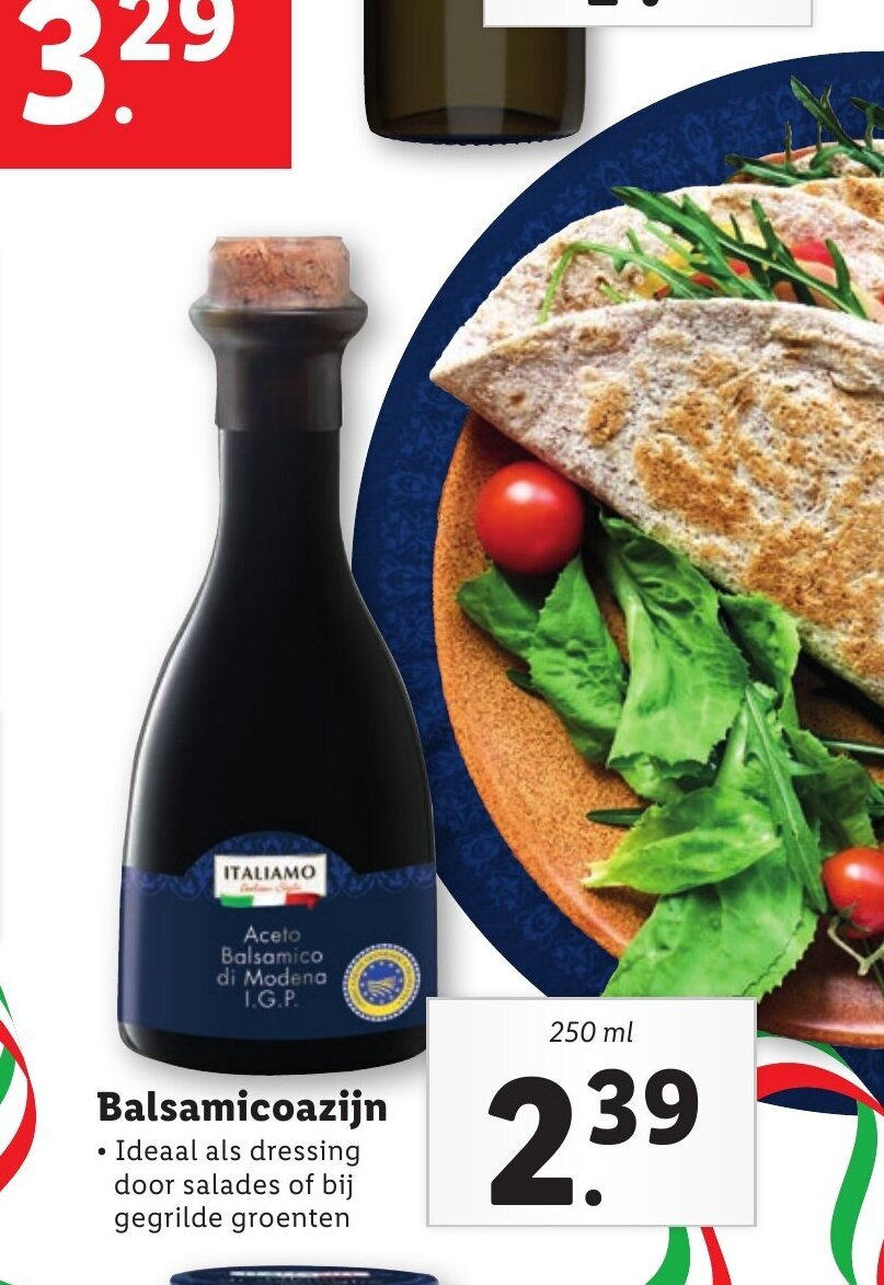 Balsamicoazijn 250 ml aanbieding bij Lidl