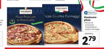 Lidl Houtoven-pizza 350/400 g aanbieding