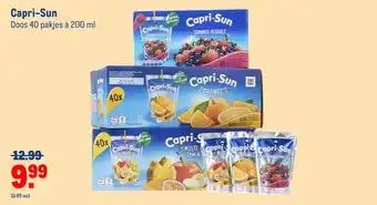 Makro Capri-sun doos 40 pakjes à 200 ml aanbieding