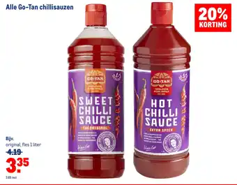 Makro Alle go-tan chillisauzen aanbieding