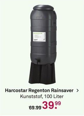 Karwei Harcostar regenton rainsaver aanbieding