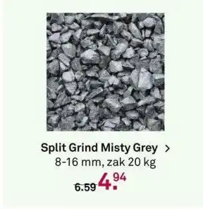 Karwei Split grind misty grey aanbieding