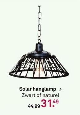 Karwei Solar hanglamp aanbieding