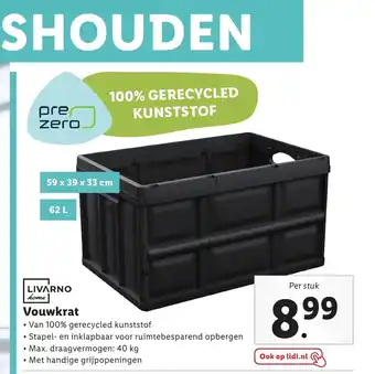 Lidl Livarno home Vouwkrat aanbieding