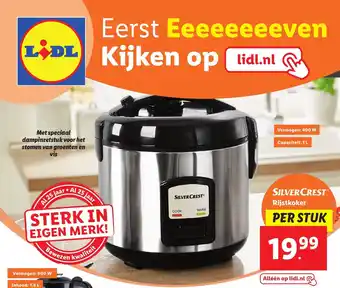 Lidl SilverCrest Rijstkoker aanbieding