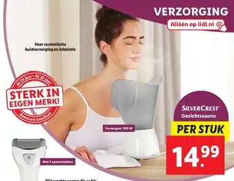 Lidl SilverCrest Gezichtssauna aanbieding