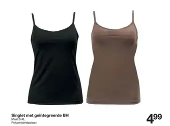 Zeeman Singlet met geïntegreerde bh aanbieding