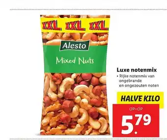 Lidl Alesto luxe notenmix aanbieding