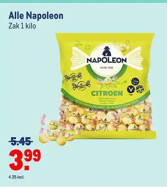 Makro Alle napoleon aanbieding