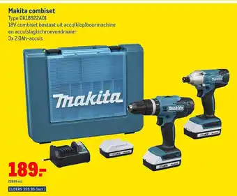 Makro Makita combiset dk18922a01 aanbieding