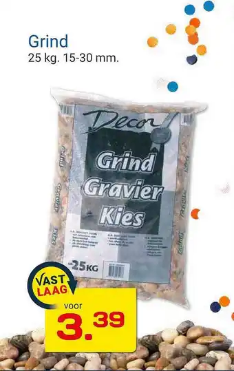 Kluswijs Grind 25 kg aanbieding