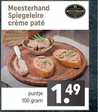 Dagwinkel Meesterhand spiegeleire crème paté 100 gram aanbieding