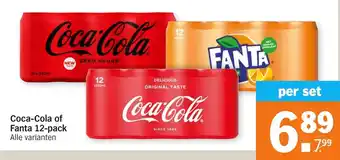 Albert Heijn Coca-Cola of Fanta  12-pack aanbieding