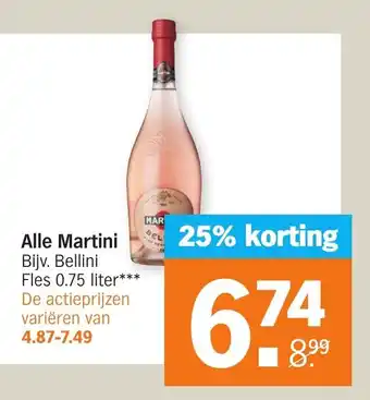 Albert Heijn Martini aanbieding