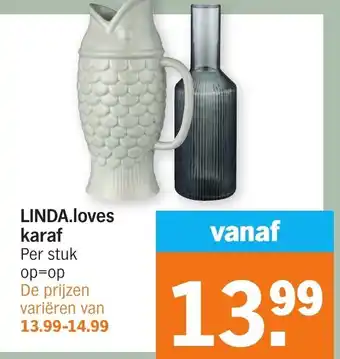 Albert Heijn LINDA.Loves Karaf aanbieding