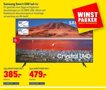 Makro Samsung smart uhd led-tv aanbieding