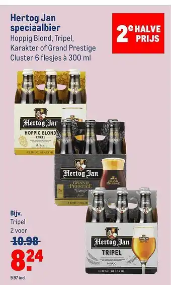 Makro Hertog jan speciaalbier : hoppig blond, tripel, karakter of grand prestige aanbieding