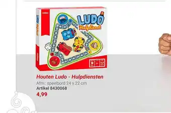 Lobbes Houten ludo - hulpdiensten aanbieding