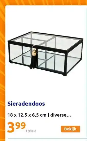 Action Sieradendoos aanbieding