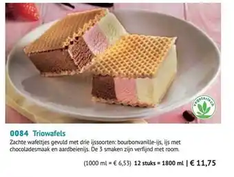 Bofrost Triowafels aanbieding