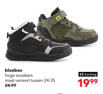 Scapino Bluebox hoge sneakers 24-35 aanbieding