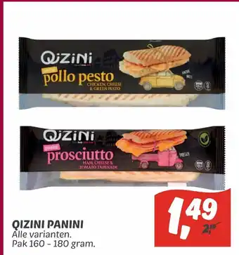 Dekamarkt Qizini panini 160-180 gram aanbieding