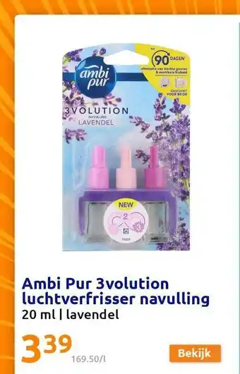 Action Ambi pur 3volution luchtverfrisser navulling aanbieding
